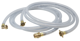 Hose set 2 x 3 meter PVC 13 x 3,5