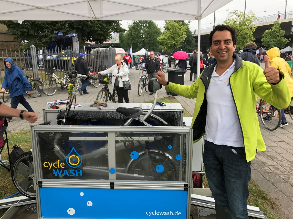 Fahrradwaschanlage cyclewash