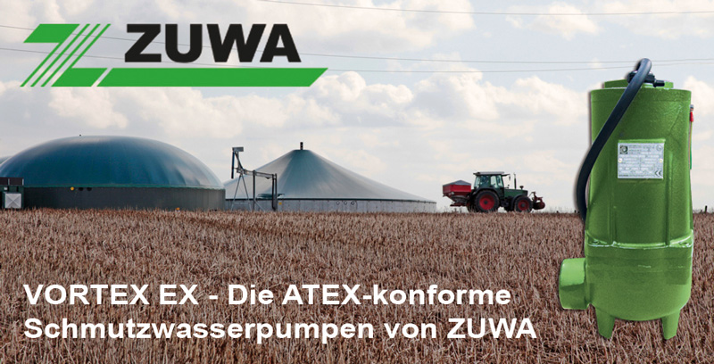 VORTEX EX - Die ATEX-konforme Schmutzwasserpumpen von ZUWA