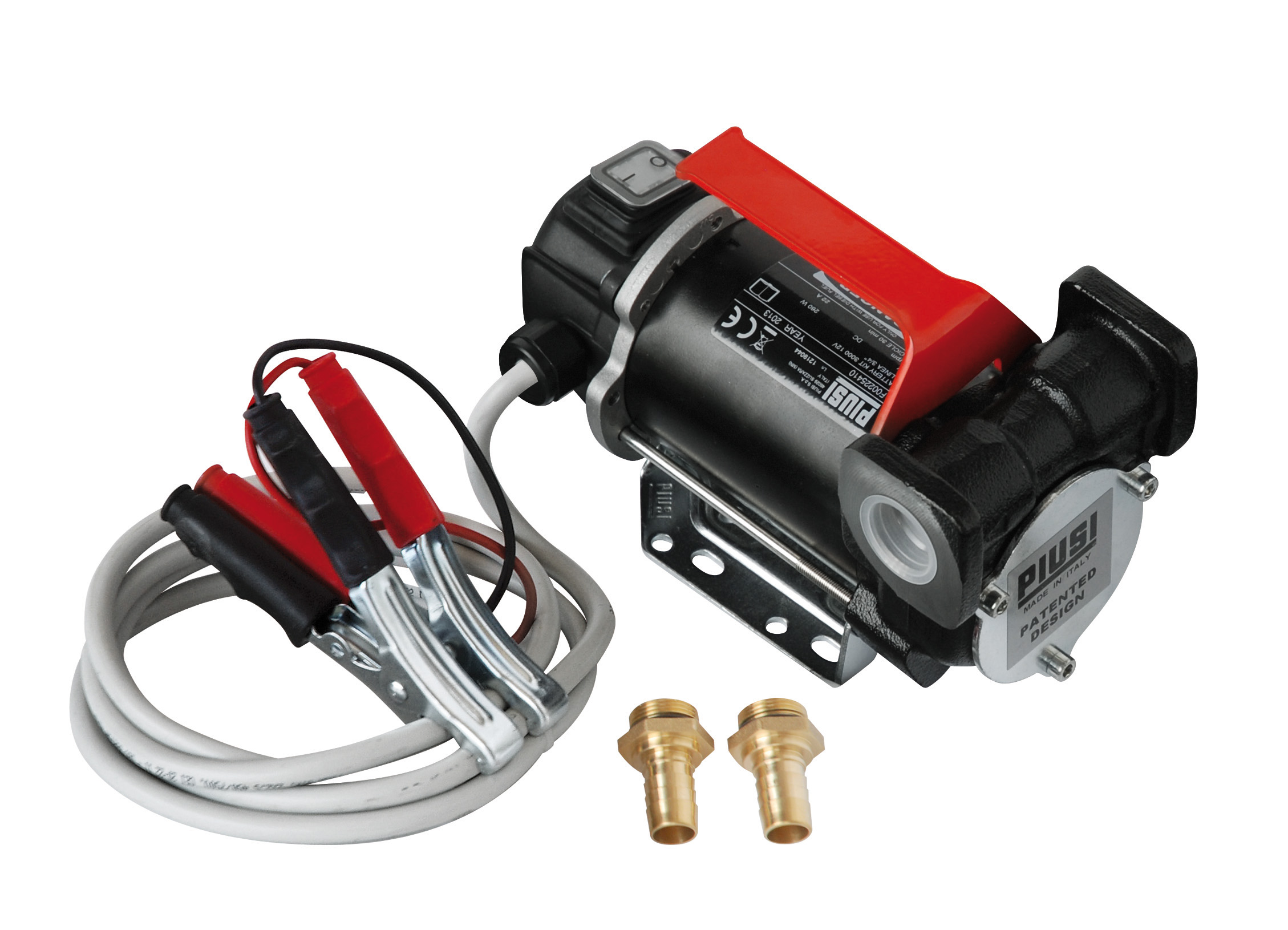 Dieselpumpe mit Tragegriff, Schalter und Kabel