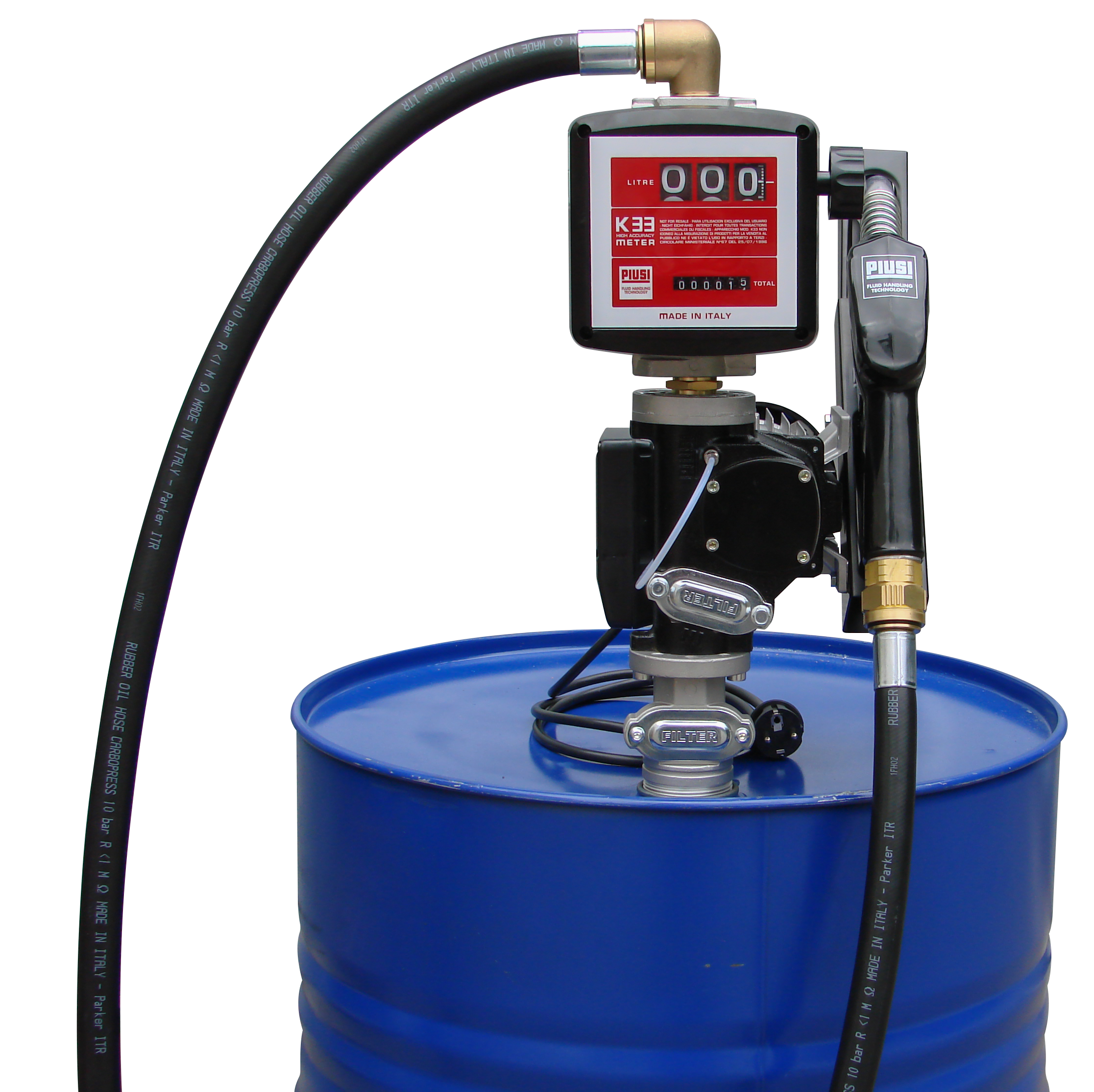 für Diesel/Biodiesel, mit Teleskoprohr 95 cm