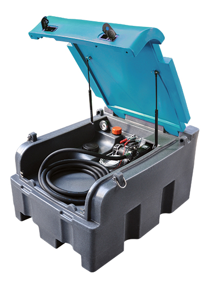 Pumpe 230V, man. Zapfpistole, m.abschließb.Deckel