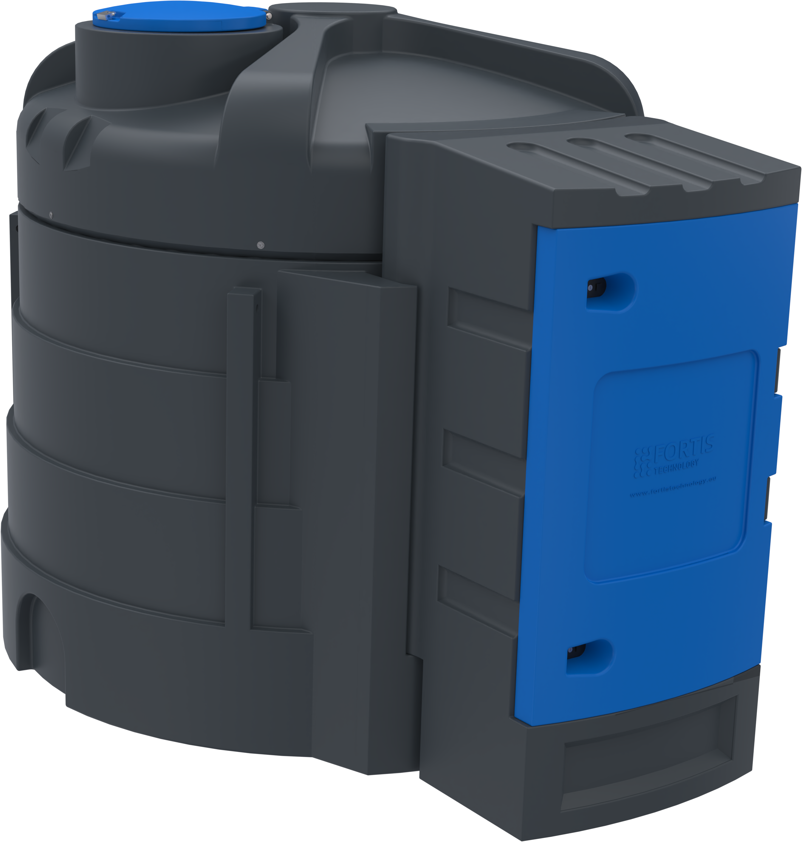 doppelwandig, inkl. Pumpe, Zubeh. u. 2"-Anschluß