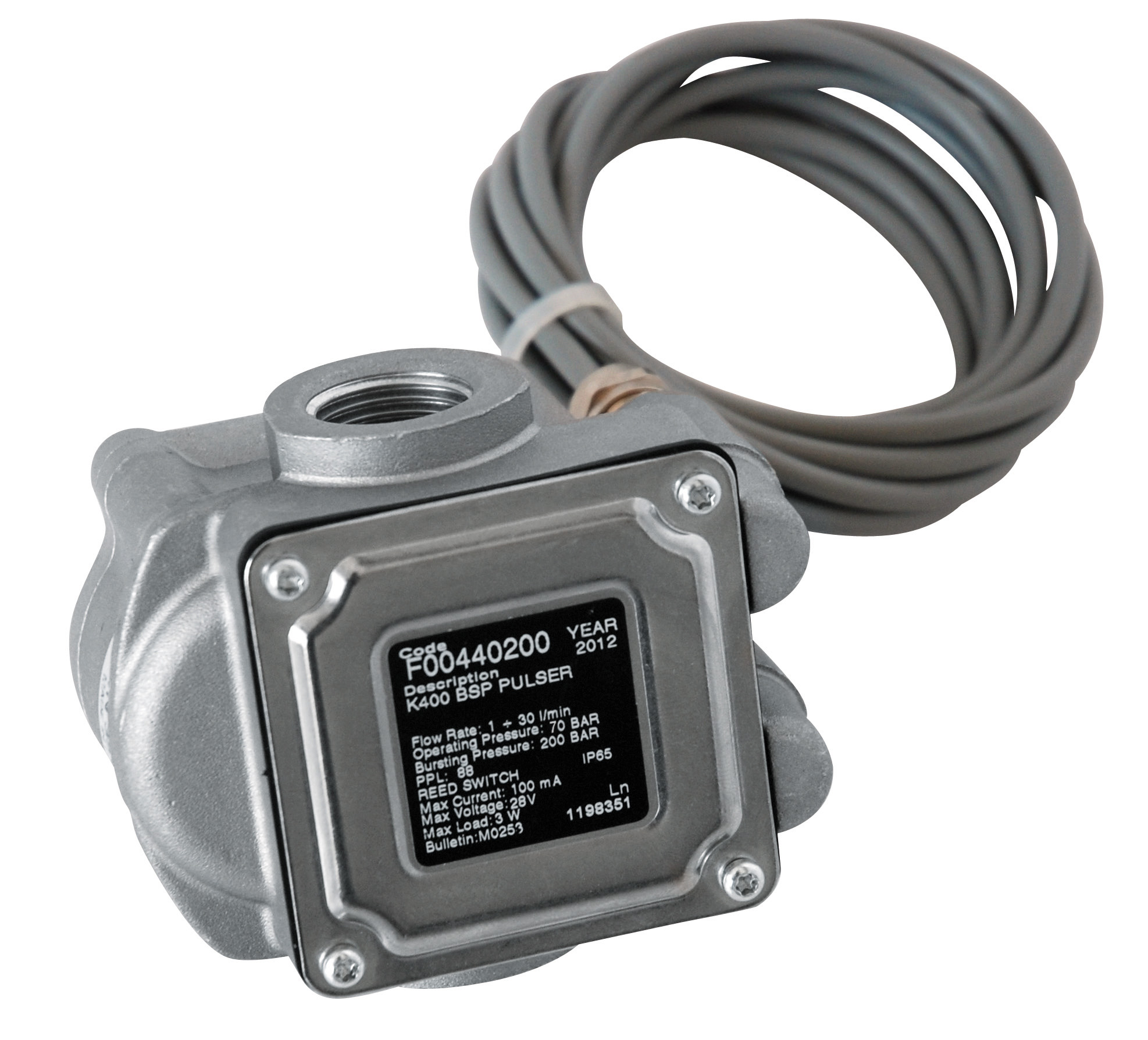 max. Durchfluss 0,1-2,5 l/min