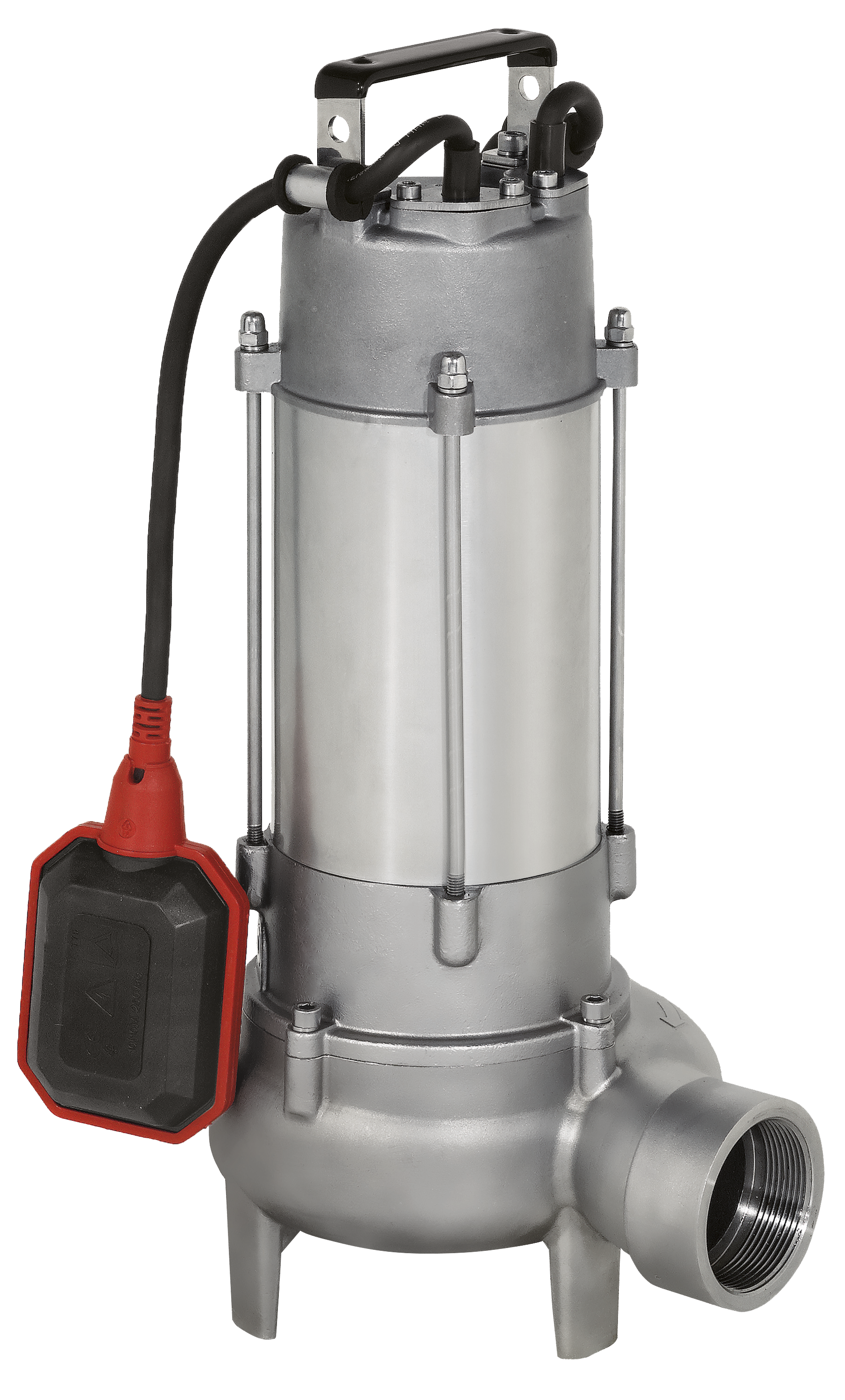 Schmutzwassertauchpumpe Edelstahl, m.Schwimmersch.