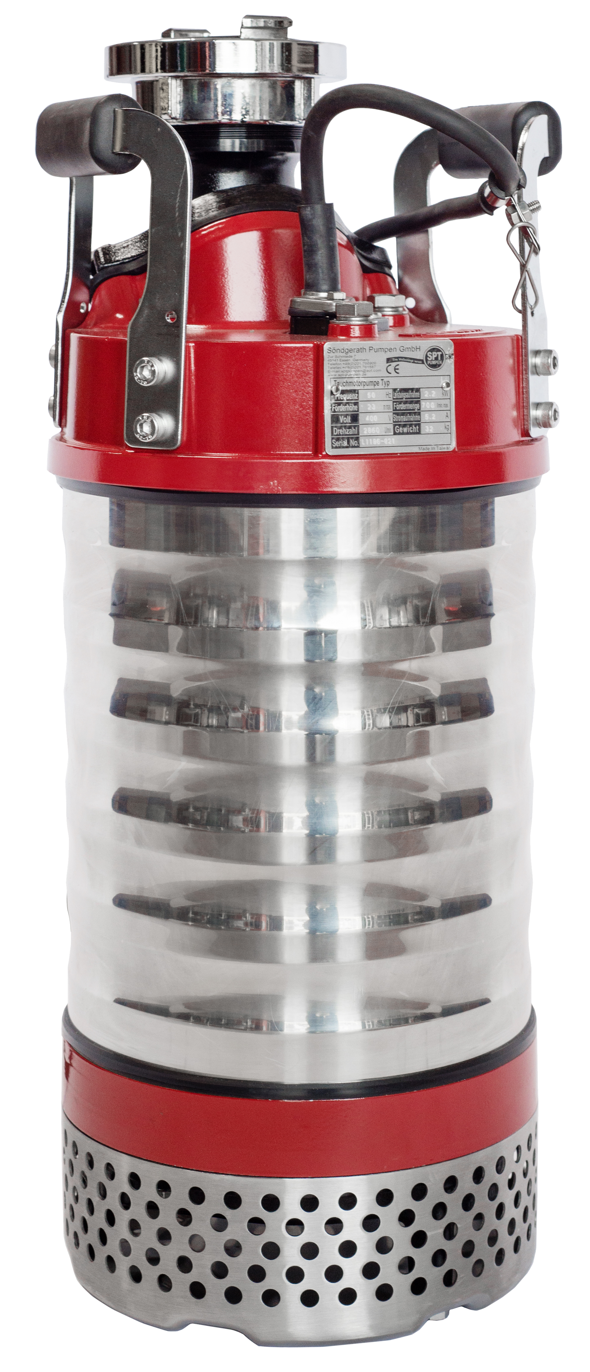 Tauchpumpe f. Sand- u. Schmutzwasser