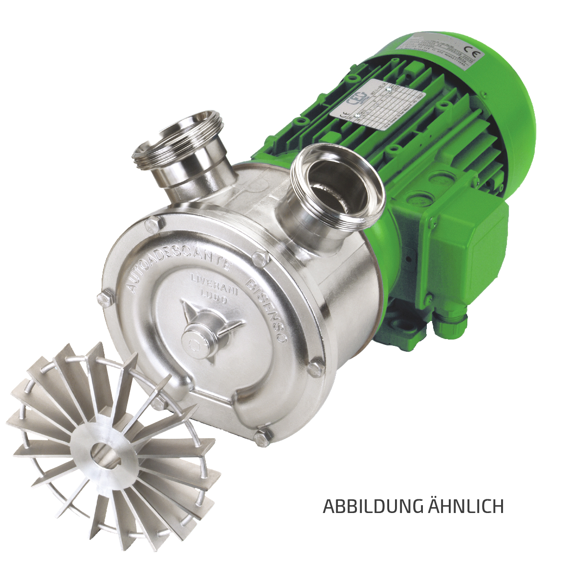 Seitenkanalpumpe aus Edelstahl