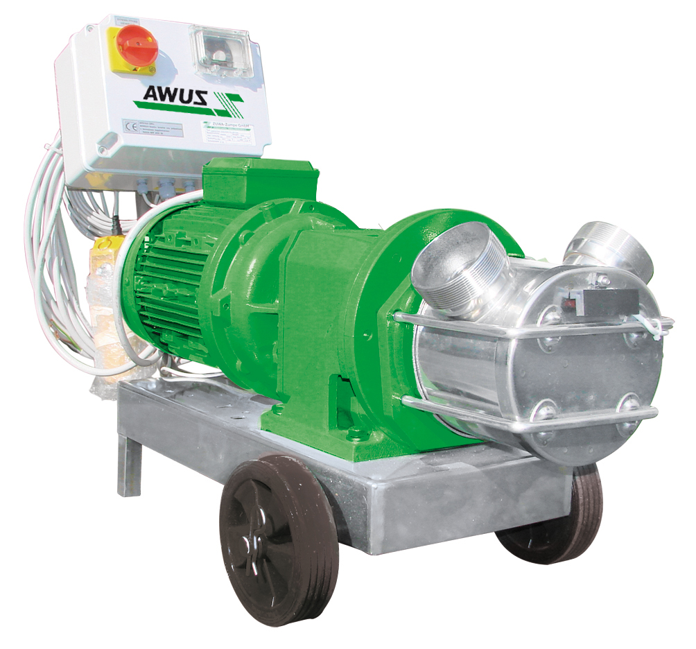 Impellerpumpe m. Frequenzumrichter u. Fernbedien.