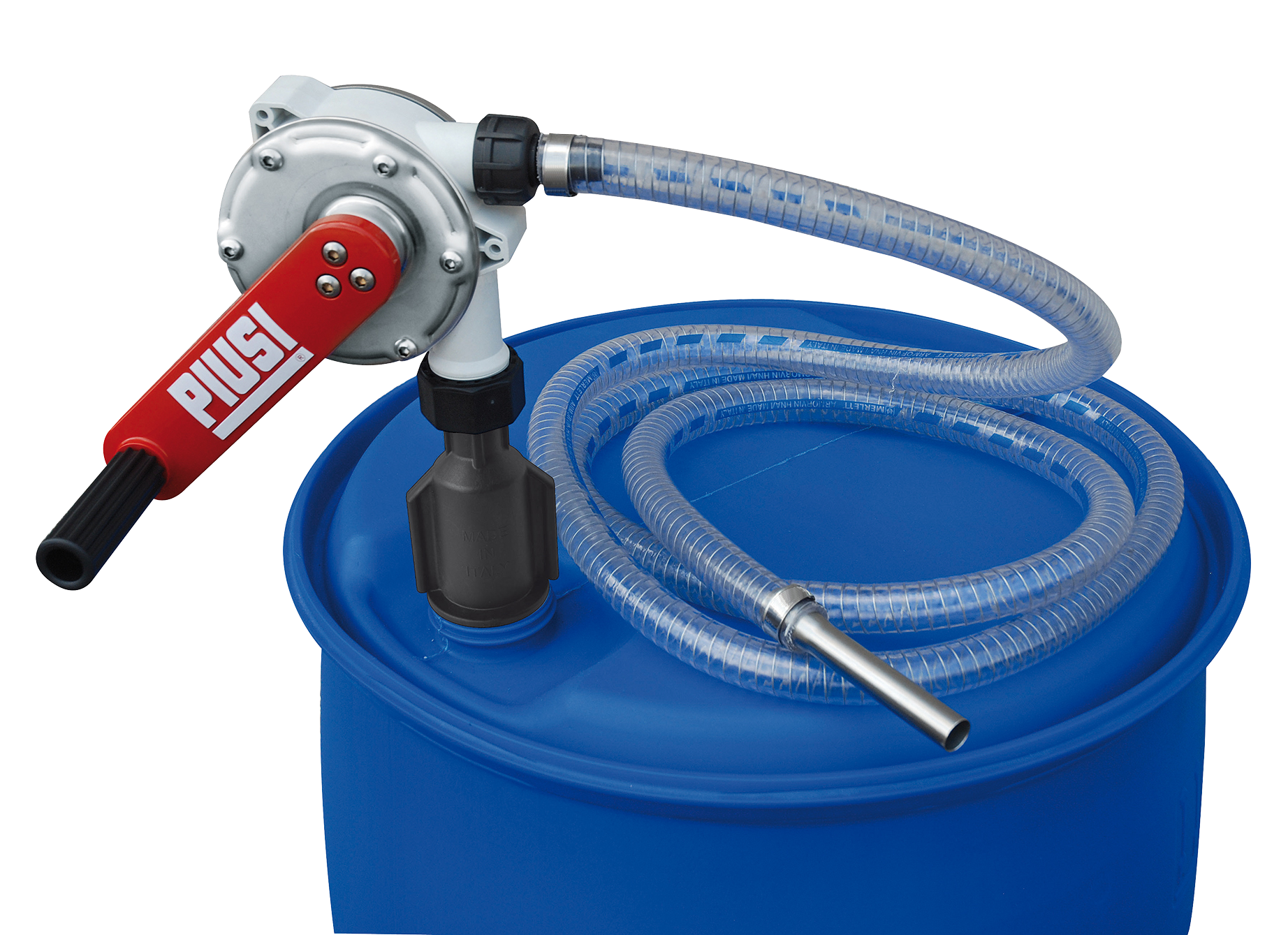 aus Edelstahl, m.Ansaugrohr u.2,5 m Abfüllschlauch