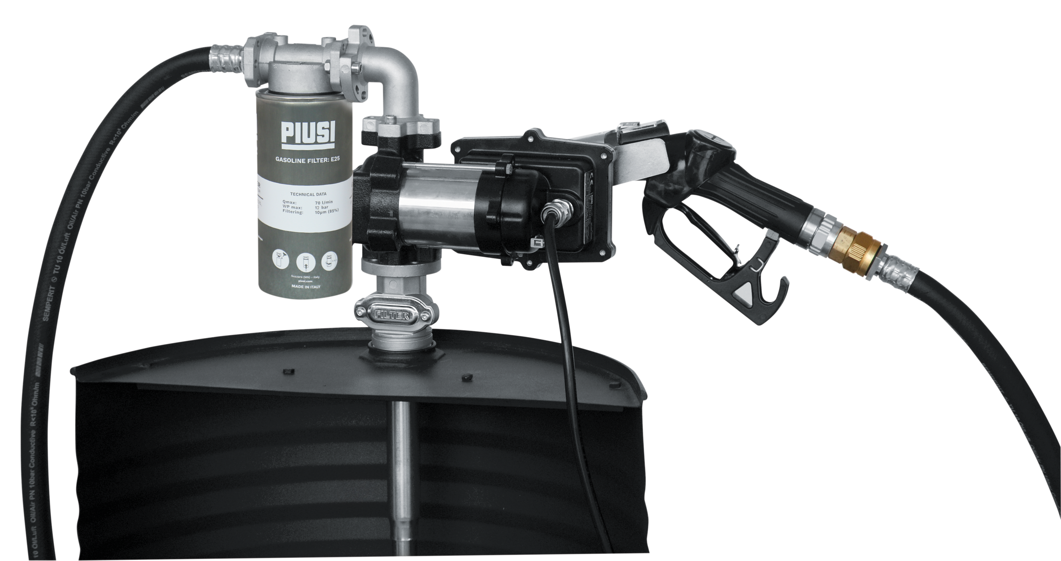 mit automat. Zapfpistole, ohne Zählwerk