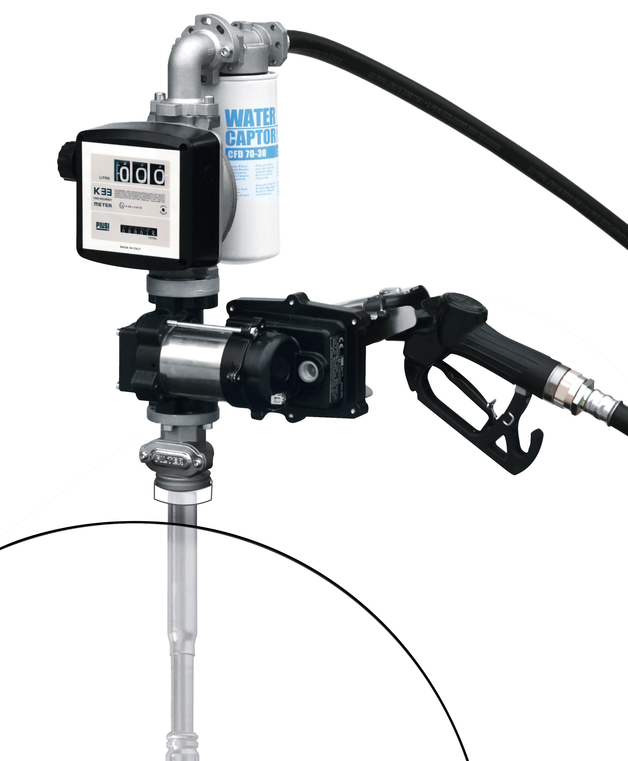 mit automat. Zapfpistole und Zählwerk K33 ATEX