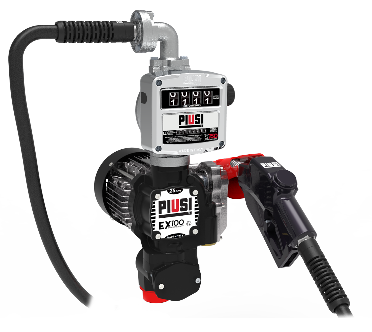 mit automat. Zapfpistole, mit Zählwerk K150 ATEX